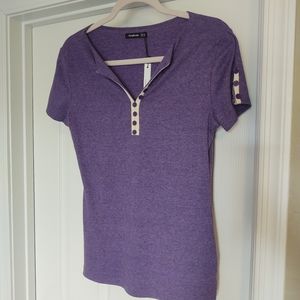 Gorgeous Patty Boutik lavender shirt